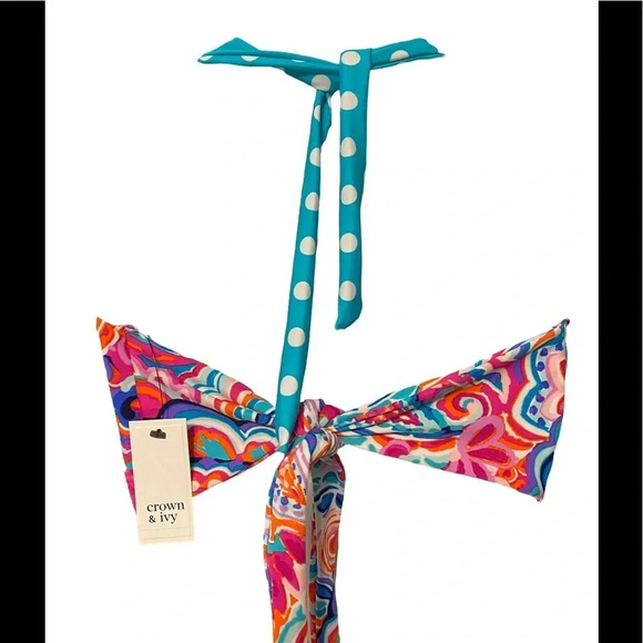 NWT Crown & Ivy Bikini Top - Picture 3 of 6